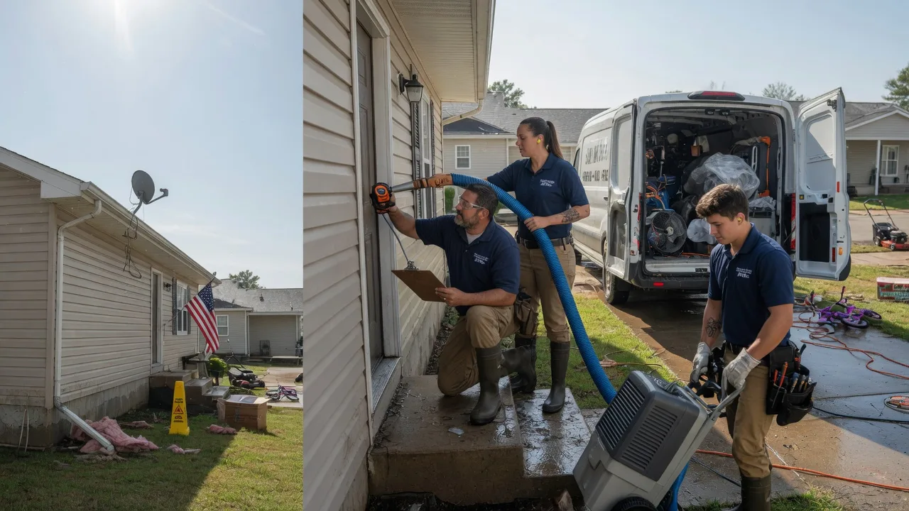 Ceiling Water Damage Restoration in Maroa, IL near me